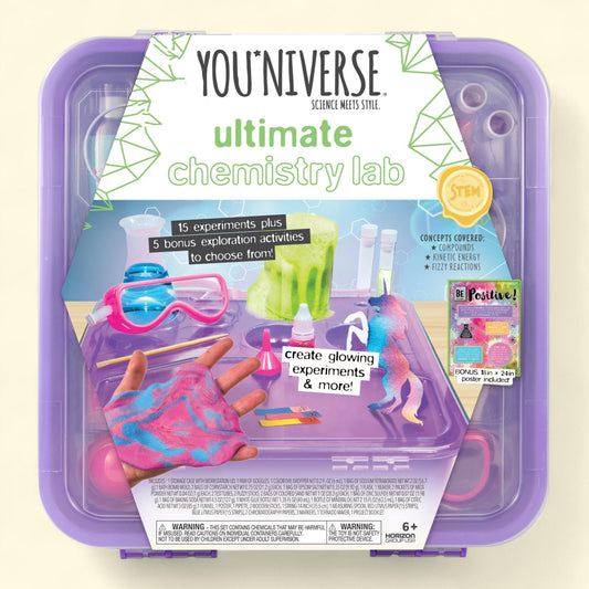 YOUniverse Ultimate Chemistry Lab, Science Kit, Ages 6+, 1ct