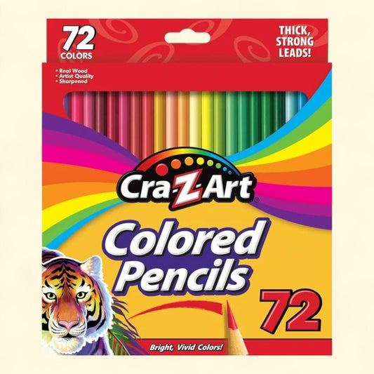Cra-Z-Art Classic Colored Pencils, 72 Count, Multicolor