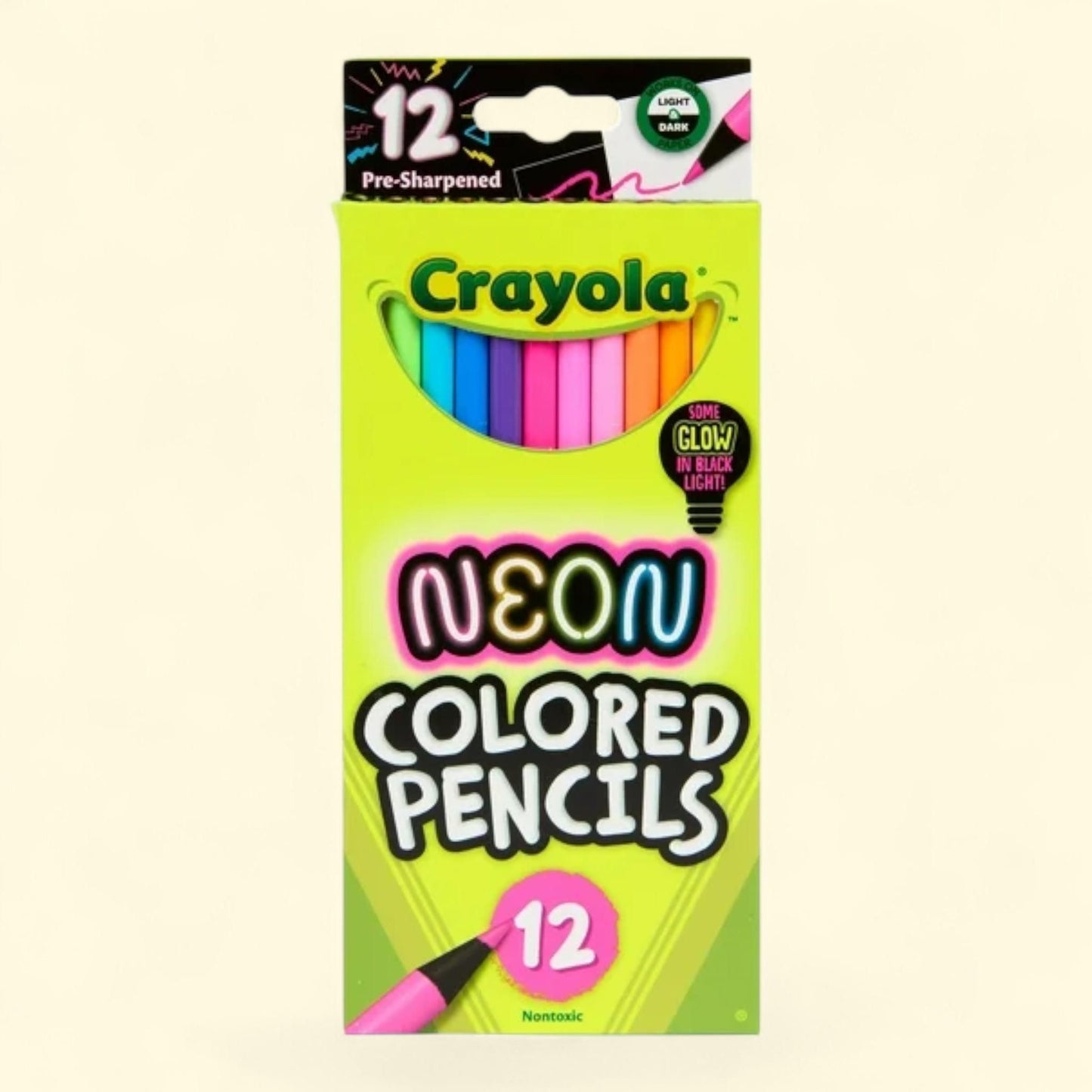 Crayola Neon Colored Pencils Set, 12ct