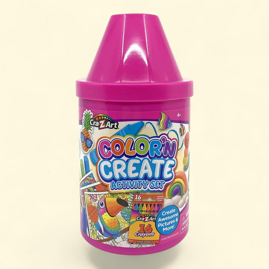 Cra-Z-Art Color 'N Create Crayon Can, 50 pieces
