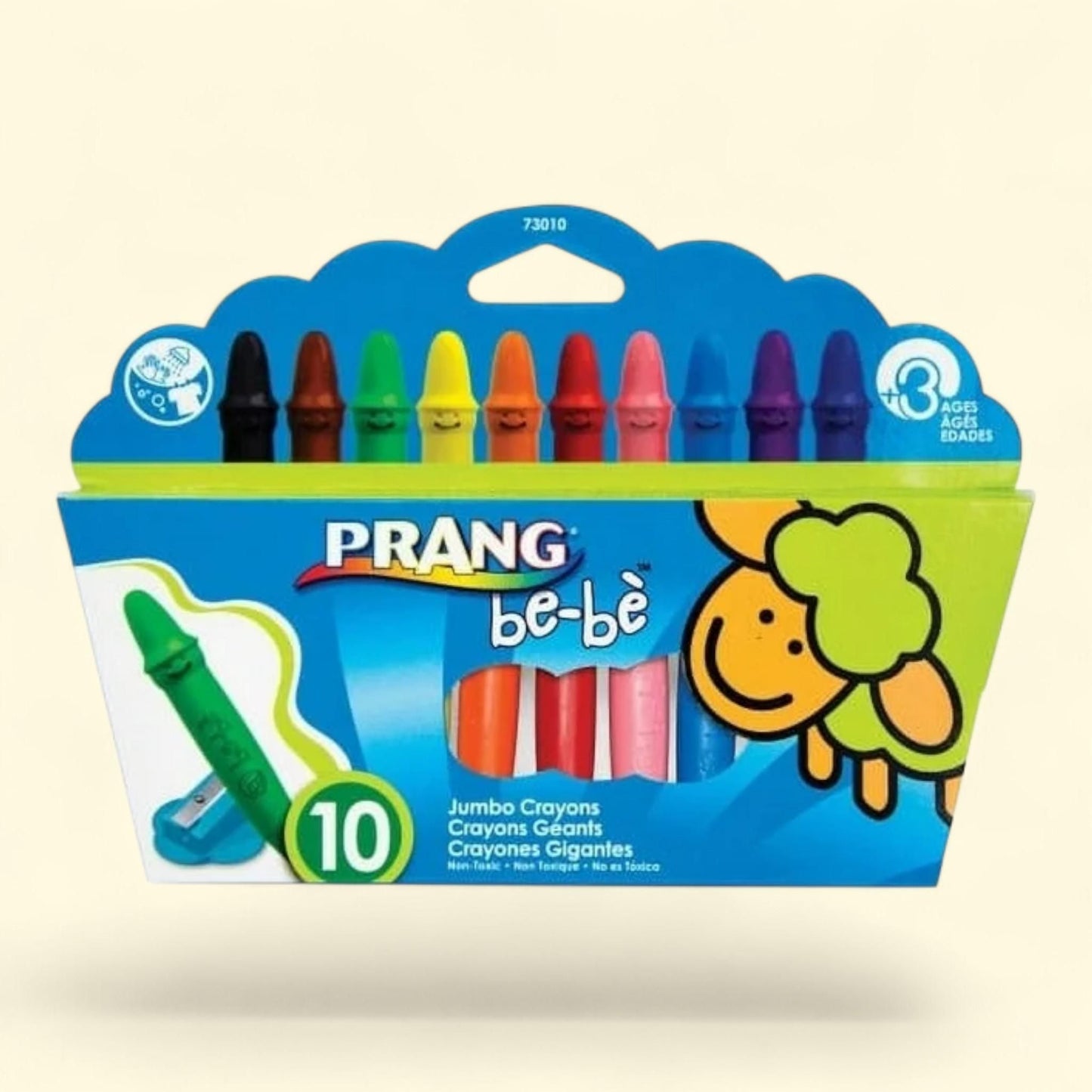 Prang, be-be Jumbo Crayons, 10 / Set