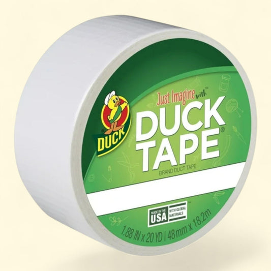 Duck Brand Duct Tape, 1.88 in. x 20 yd., White