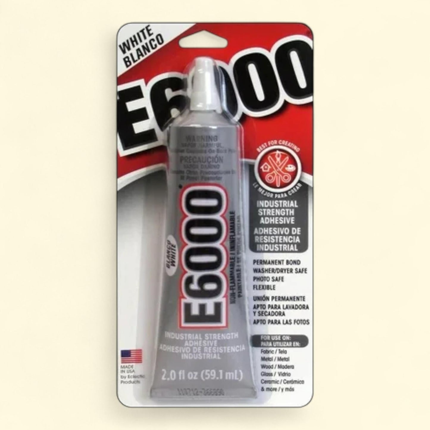 Eclectic E6000 Adhesive Glue, 2 fl. oz.