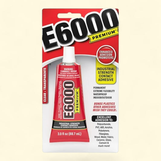 Eclectic E6000 Contact Adhesive Glue, 3 fl. oz.