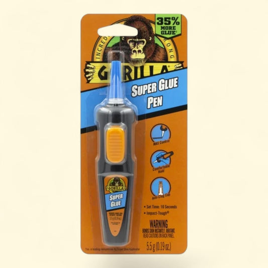 Gorilla Clear Super Glue, 5.5 g Pen