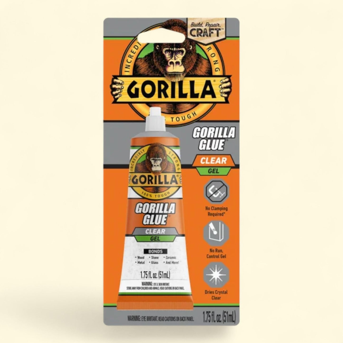 Gorilla Glue Clear Gel, 1.75 oz