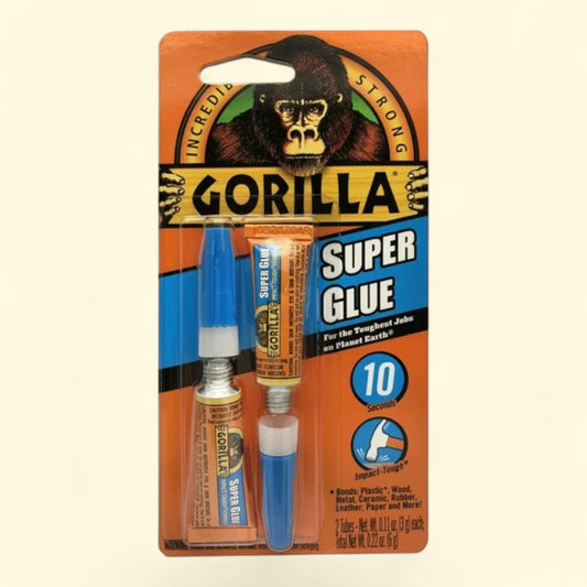 Gorilla Super Glue, 2-3g Tubes