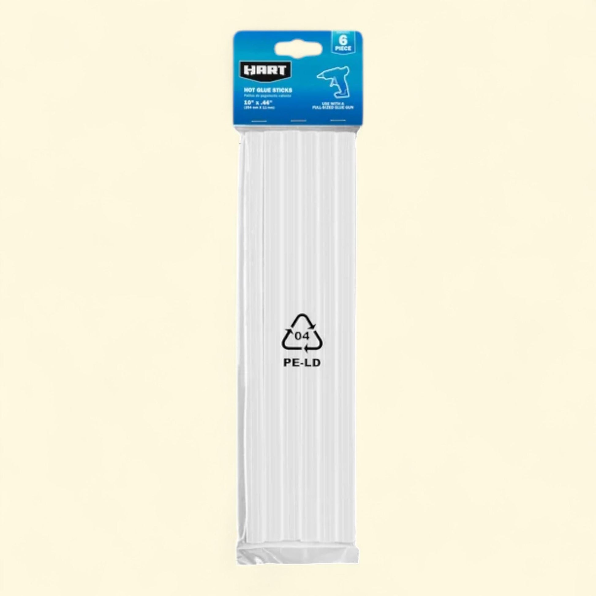 HART Hot Glue Sticks, 10-inch Full Sized — authentic US product shipped worldwide by Treatspree