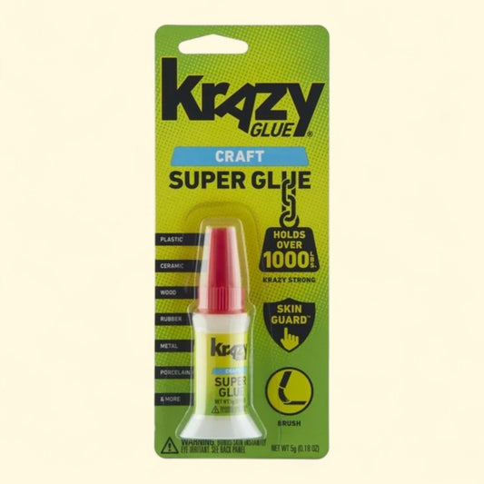 Krazy Glue Craft Super Glue, Brush Tip, 5g