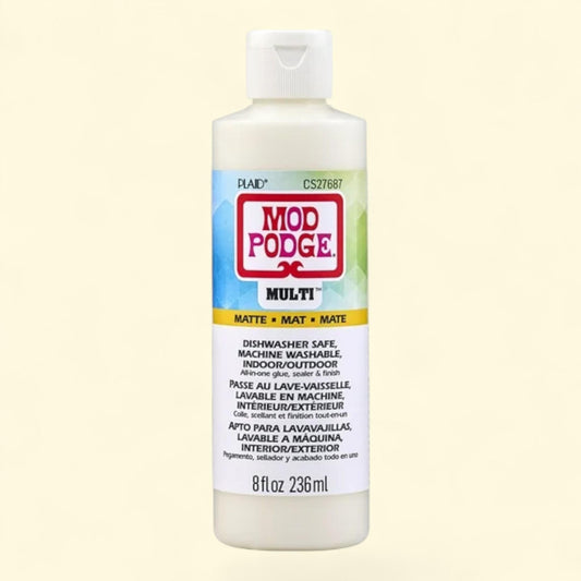 Mod Podge Matte All-in-One Glue, Sealer, and Finish, 8 fl oz