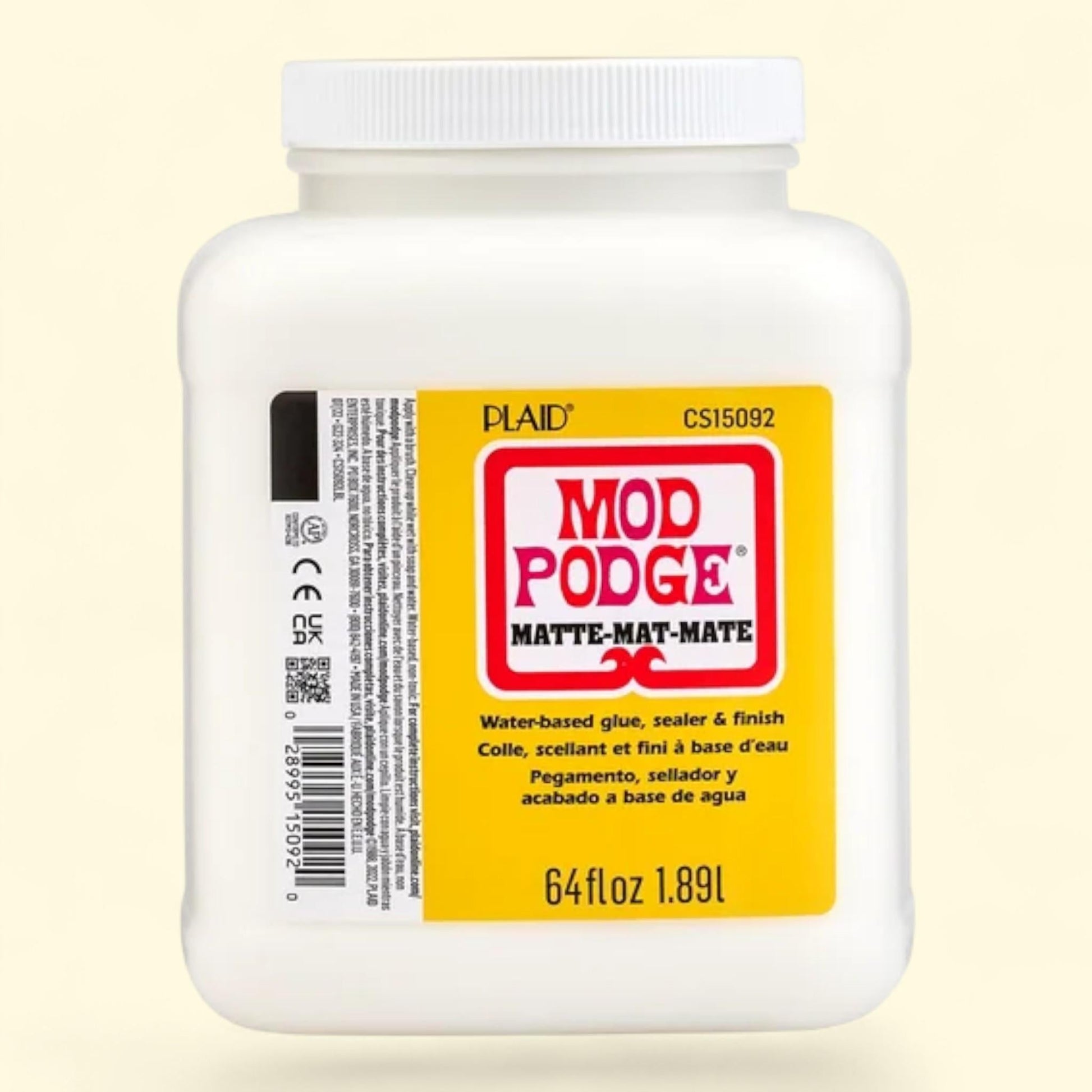 Mod Podge Matte Finish, 64 fl oz — authentic US product shipped worldwide by Treatspree