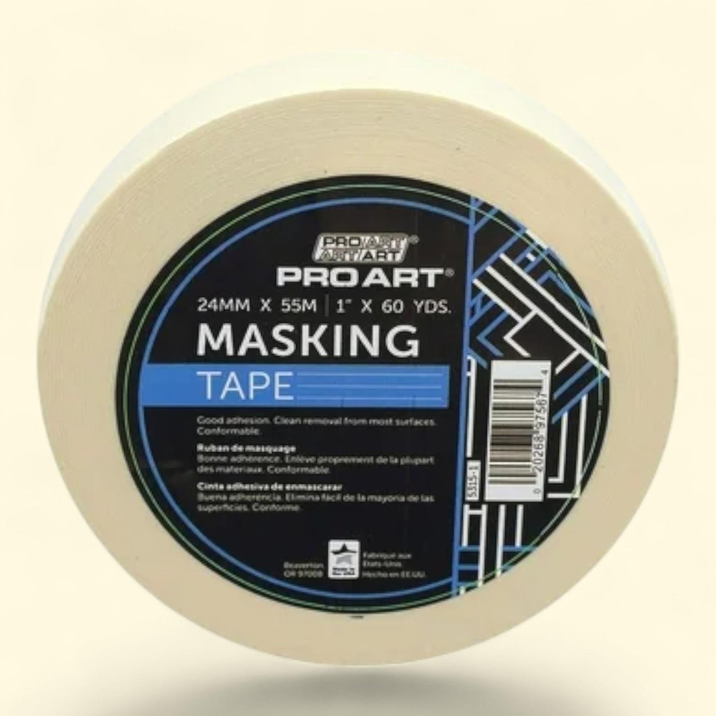 Pro Art Masking Tape 1" x 60 yd — authentic US product shipped worldwide by Treatspree