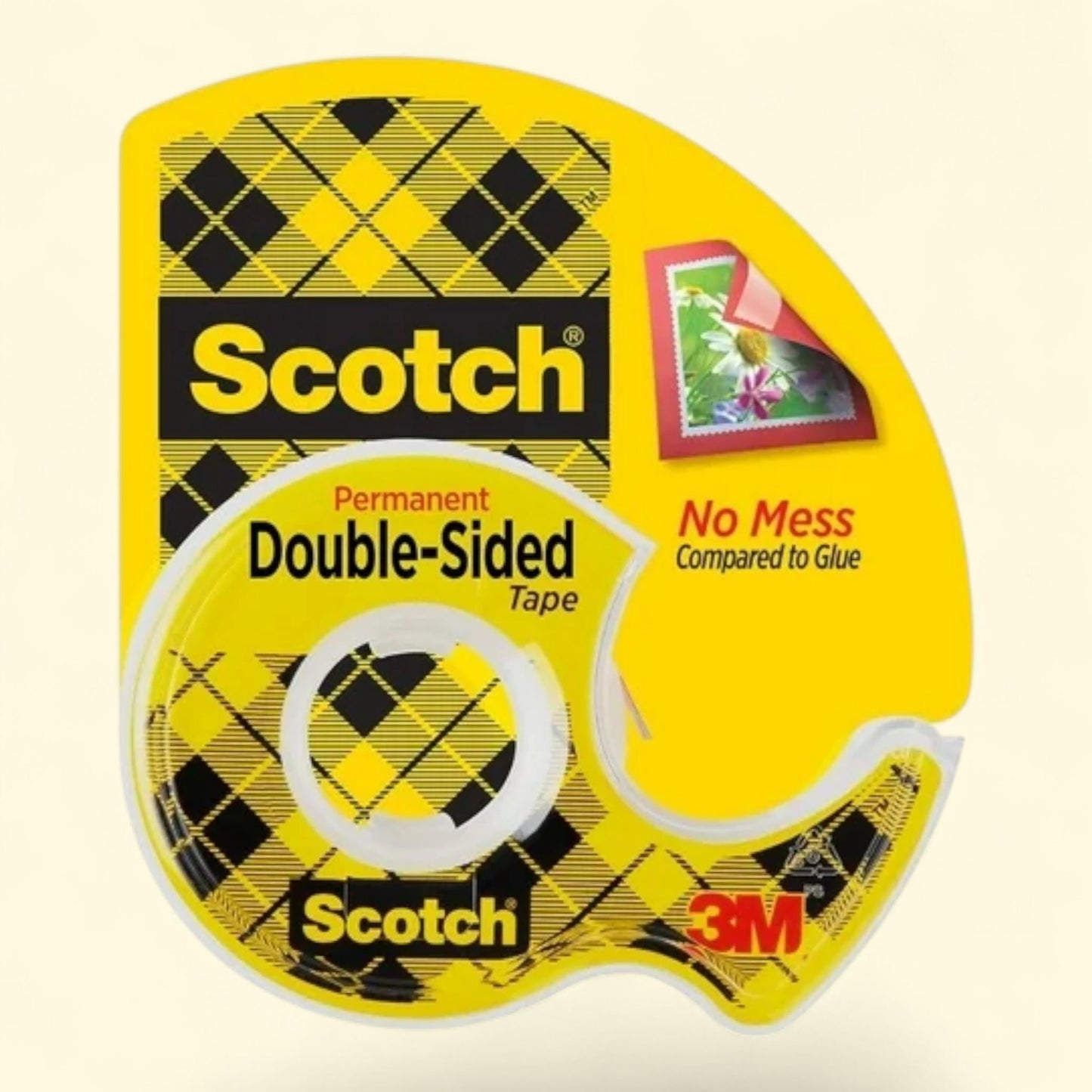 Scotch Double Sided Tape, 1/2" x 450"