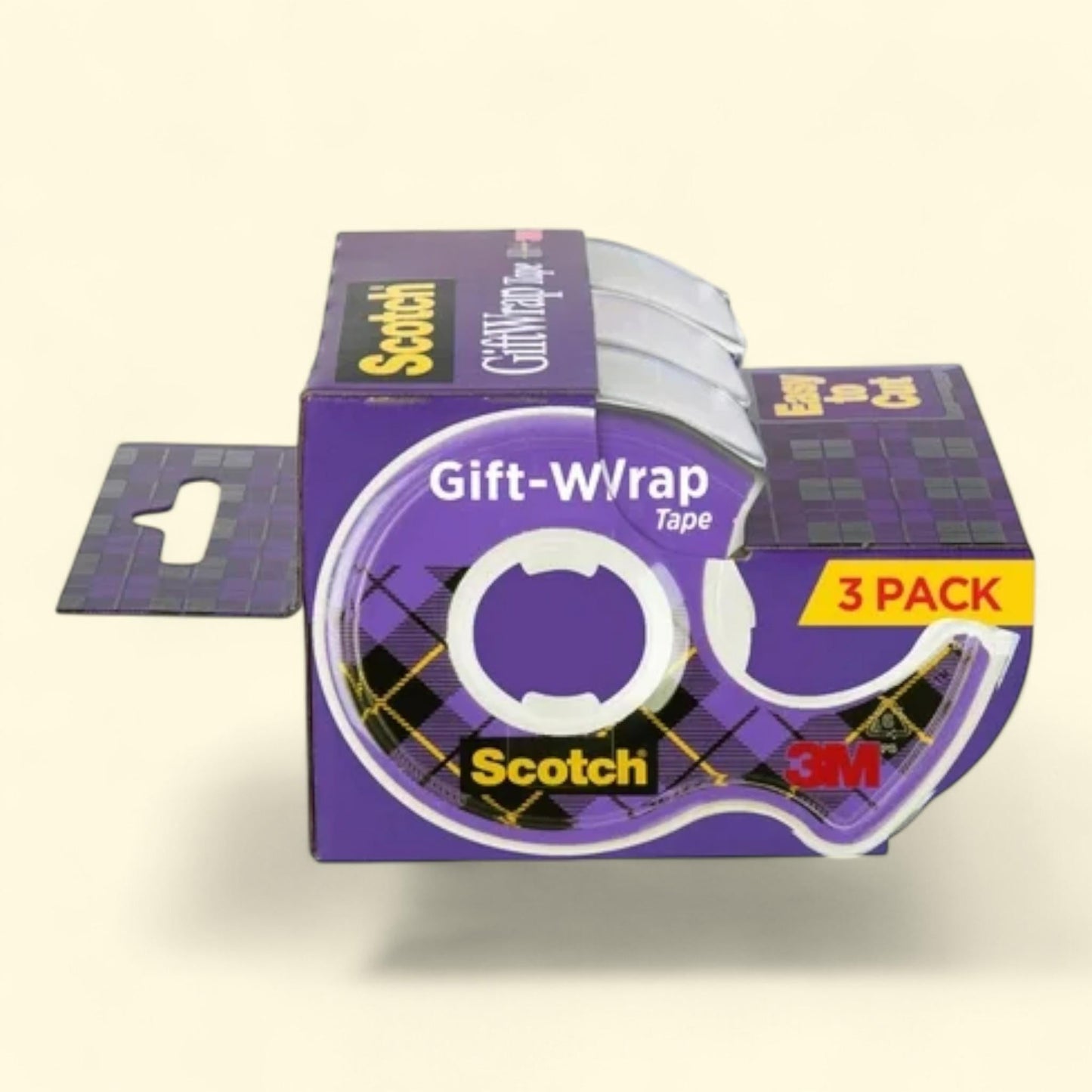 Scotch Gift Wrap Tape, Satin Finish, 3/4 in. x 325 in., 3 Dispensers
