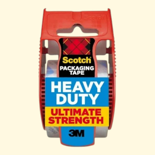 Scotch Heavy Duty Packaging Tape, 1.88 in. x 25.6 yd