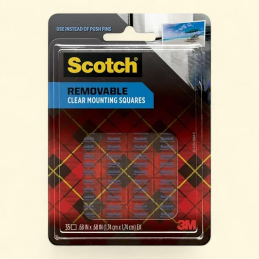 Scotch Mounting Squares, .68" x .68" Squares, 35 Total