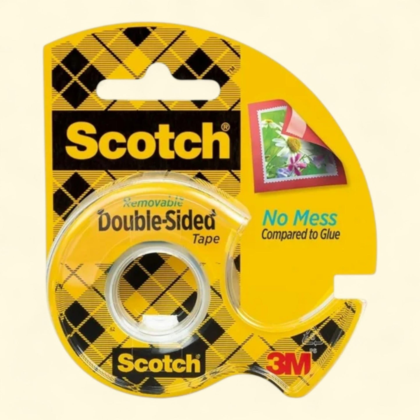 Scotch Double Sided Tape, 3/4" x 200 in, 1 Dispenser — authentic US product shipped worldwide by Treatspree