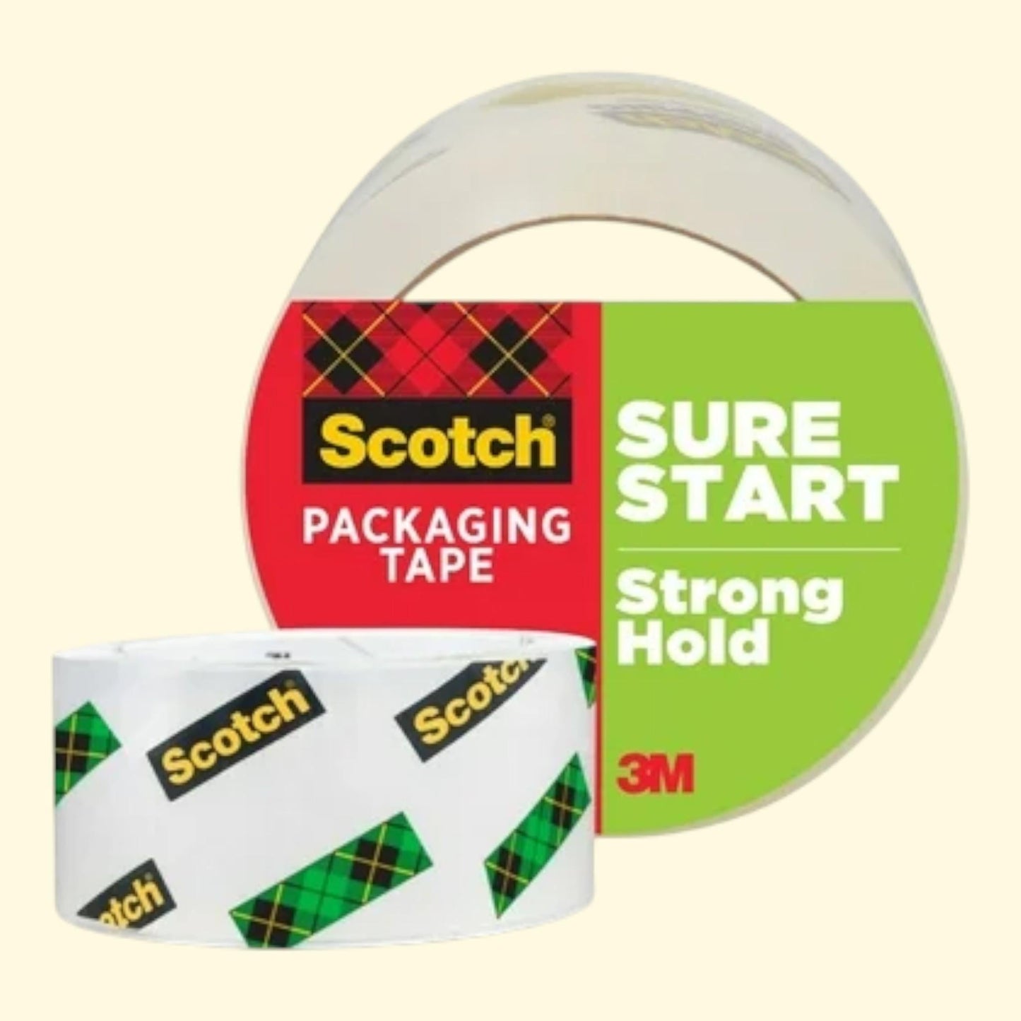 Scotch Packaging Tape, Clear, 1.88 in. x 54.6 yd.