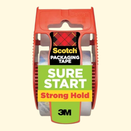 Scotch Packaging Tape, Clear, 1.88" x 50 yd.