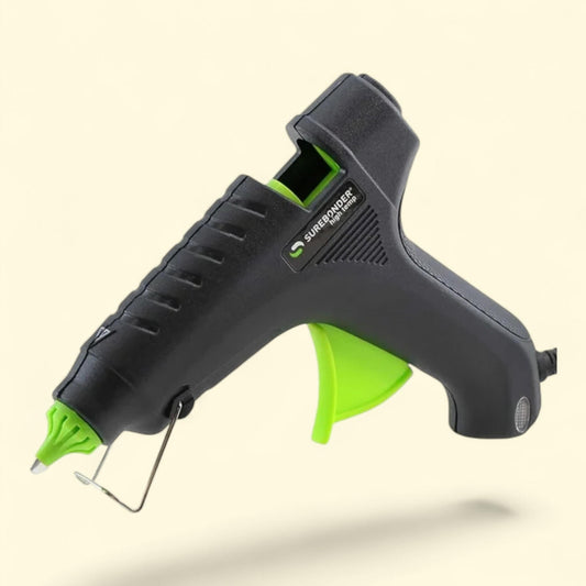 Surebonder Essentials Series Hot Glue Gun, 40 Watt, Full Size, Black/Green, 1 ct