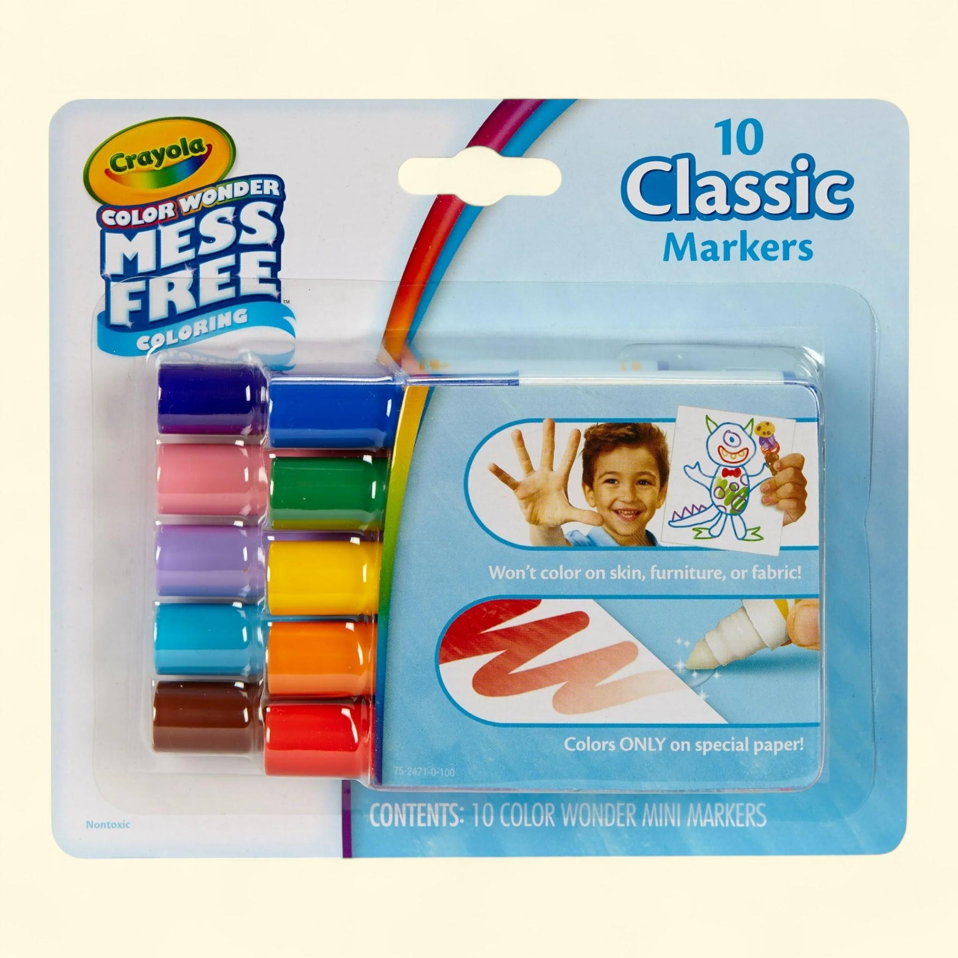 Crayola Color Wonder Scented Marker Set, 10 Ct — authentic US product shipped worldwide by Treatspree