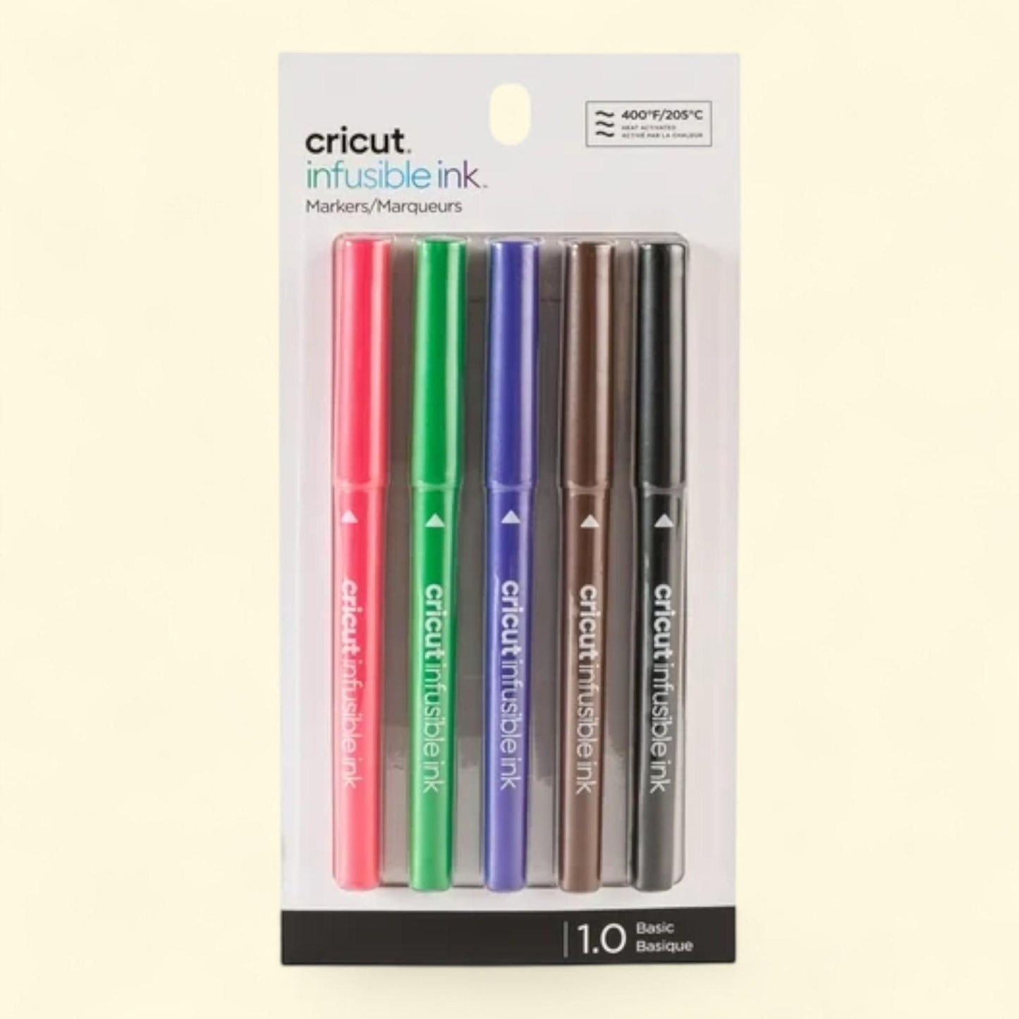 Cricut Infusible Ink Markers, Basics (5 ct), Medium Point — authentic US product shipped worldwide by Treatspree