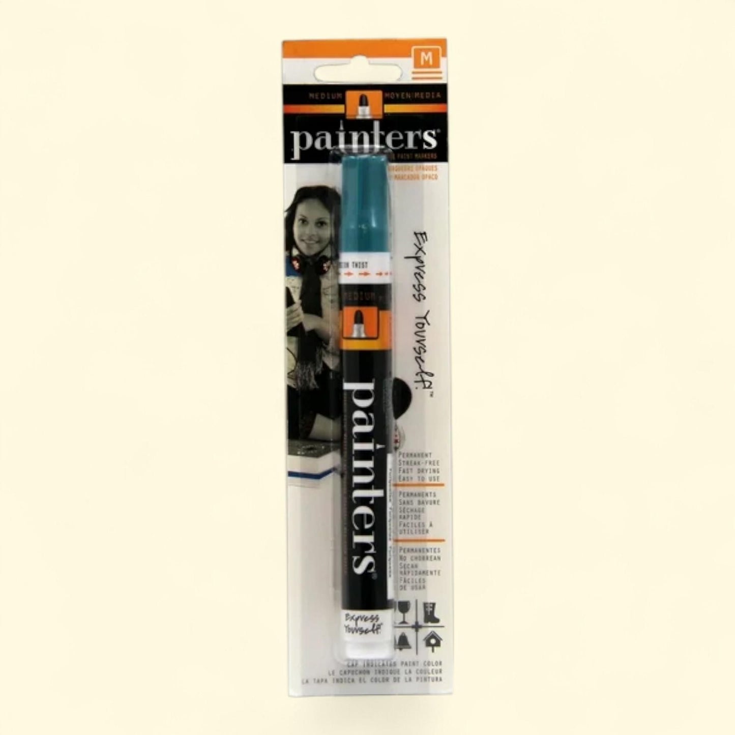 Elmer's Painters Opaque Paint Marker, Medium Point, Turquoise, 1 Count — authentic US product shipped worldwide by Treatspree