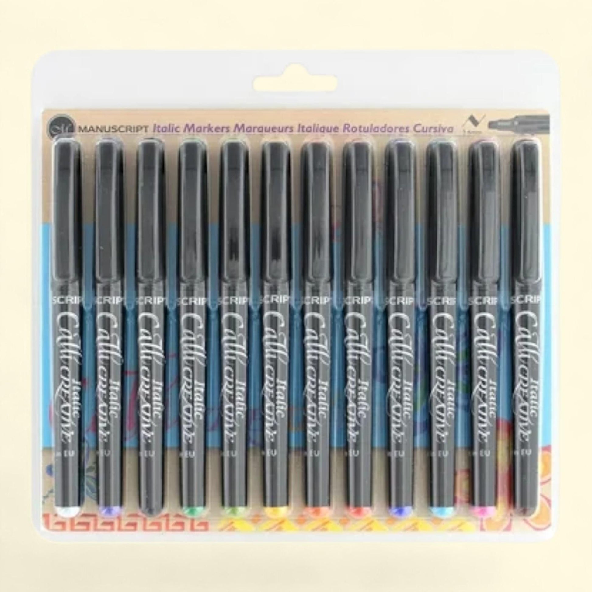 Manuscript Callicreative Marker Italic 3.6mm 12pc — authentic US product shipped worldwide by Treatspree