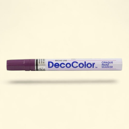 Marvy Uchida Paint Marker, Broad Line, Plum Purple, 1 Pack