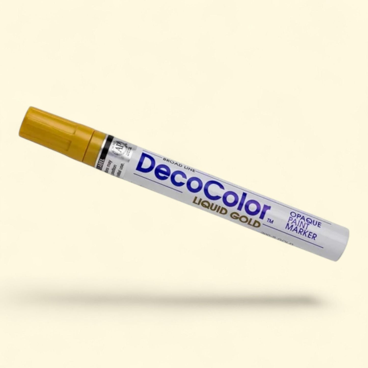 Marvy Uchida Broad Line Opaque Paint Marker, Gold, 1 Pack