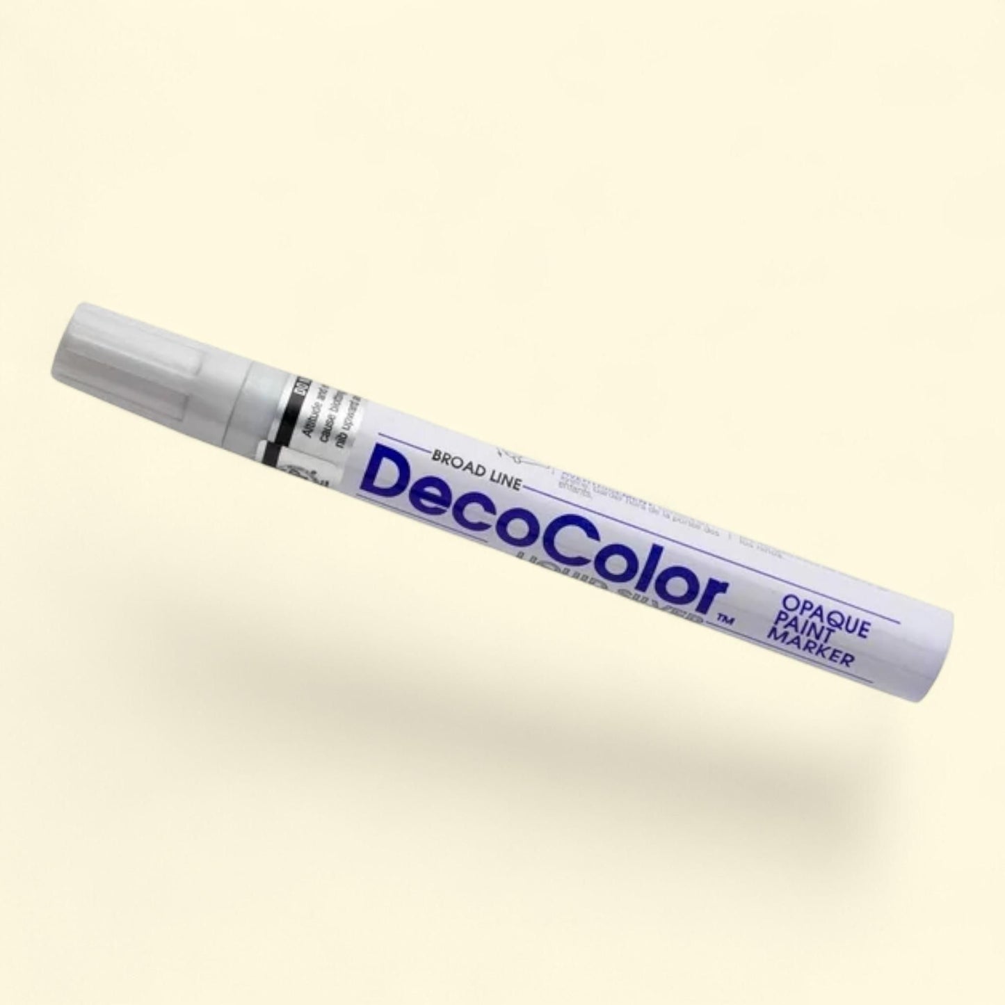 Marvy Uchida Paint Marker, Silver, Broad Line, 1/Pack