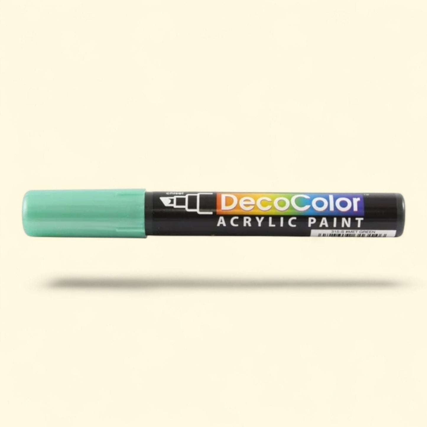 Marvy Uchida Acrylic Paint Marker, Metallic Green, Chisel Tip, 1/Pack — authentic US product shipped worldwide by Treatspree