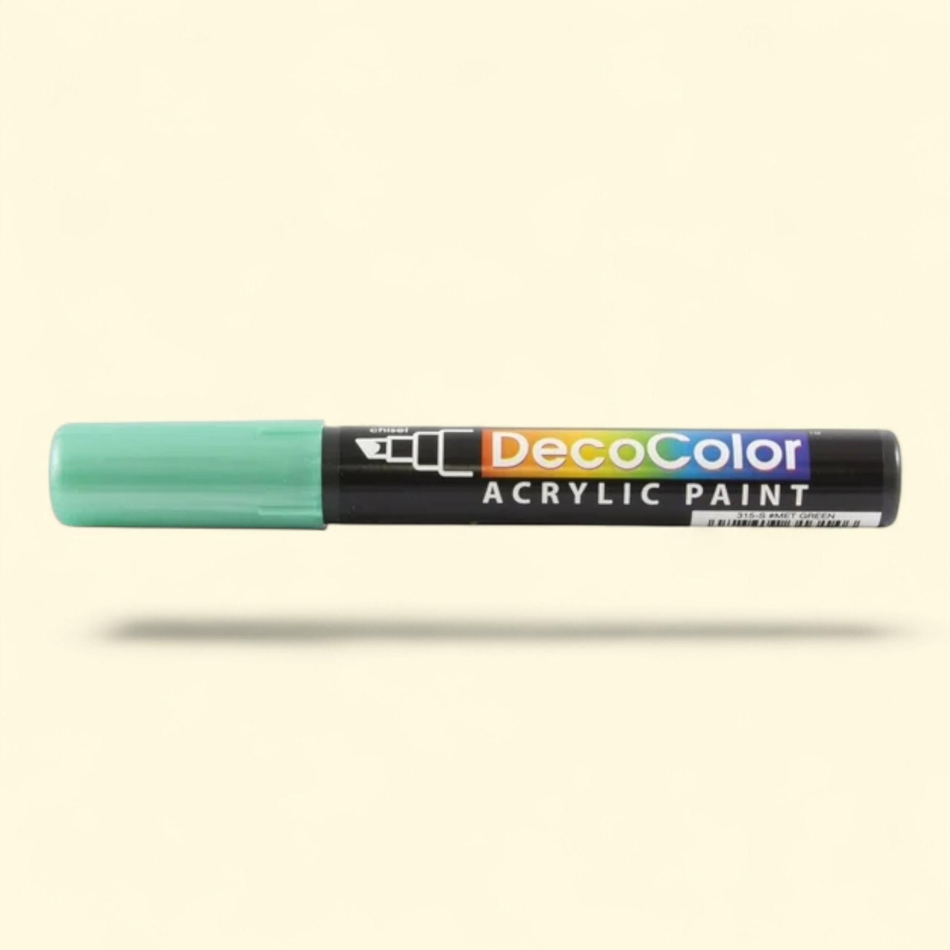 Marvy Uchida Acrylic Paint Marker, Metallic Green, Chisel Tip, 1/Pack — authentic US product shipped worldwide by Treatspree