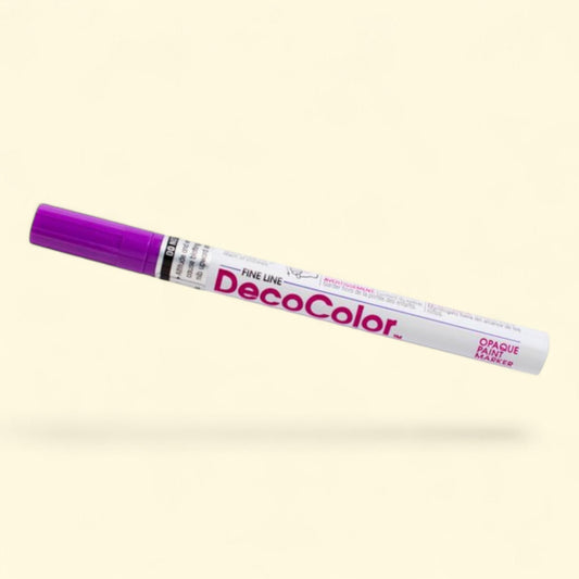 Marvy Uchida Fine Line Opaque Paint Marker, Hot Purple, 1/Pack