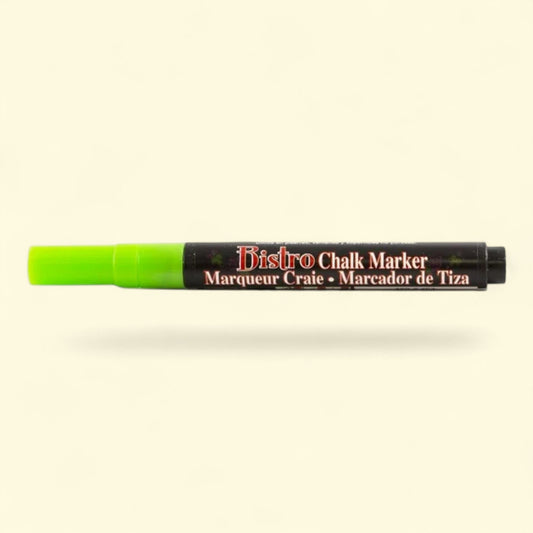 Marvy Uchida Chalk Marker, Fine Point, Lime Green, 1 Pack