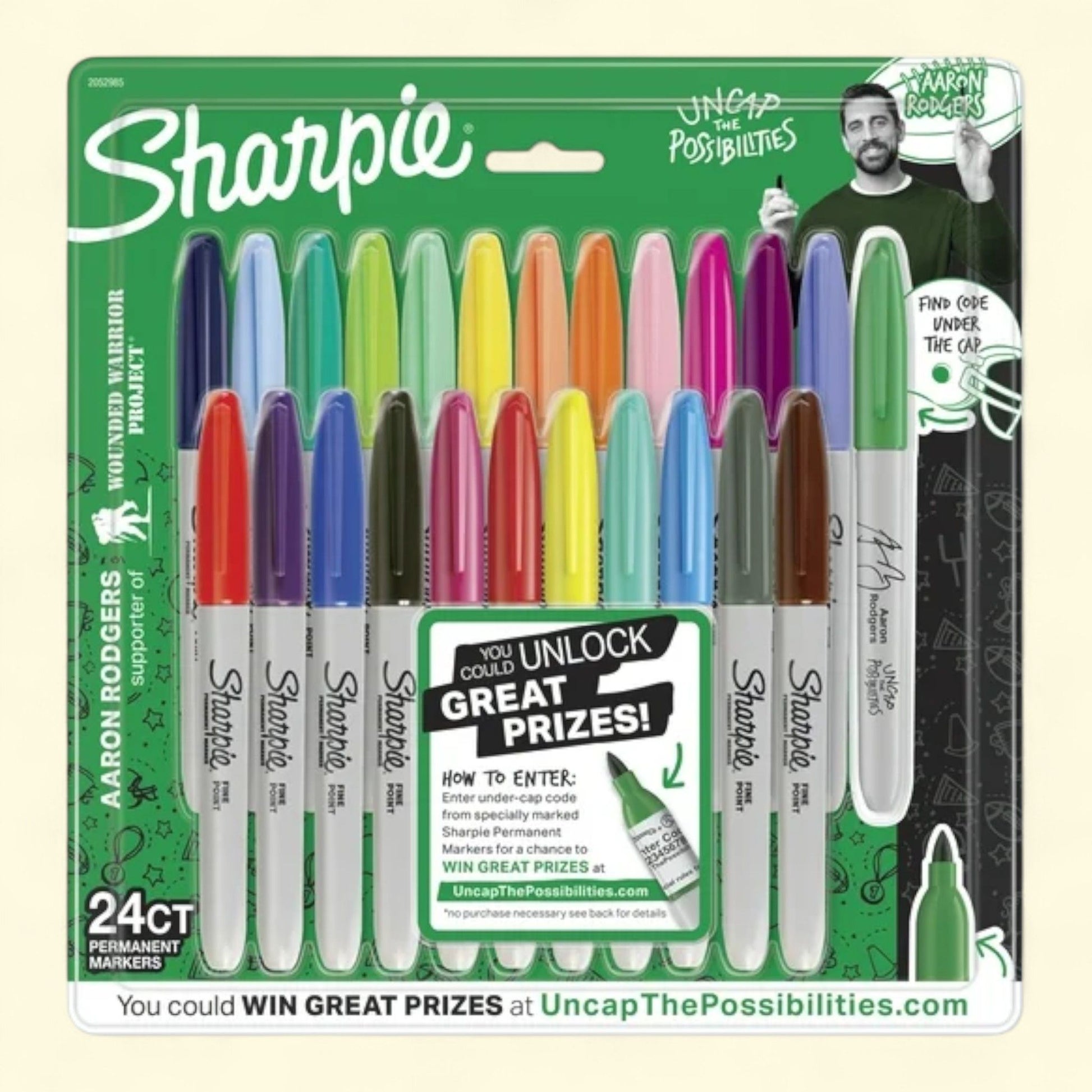 Sharpie Color Burst Permanent Markers, Fine Point, 24 Count — authentic US product shipped worldwide by Treatspree