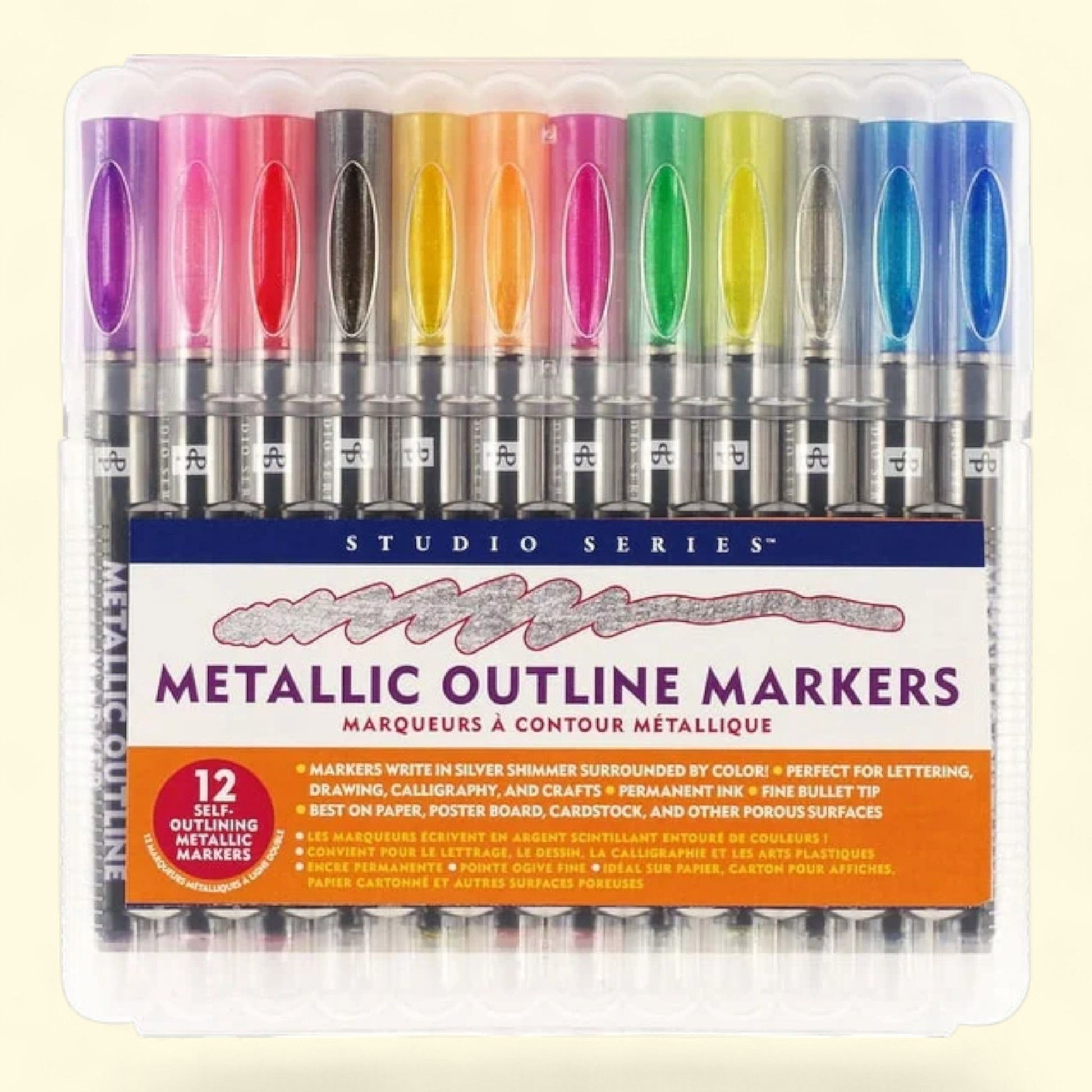 Studio Series Metallic Outline Markers — authentic US product shipped worldwide by Treatspree