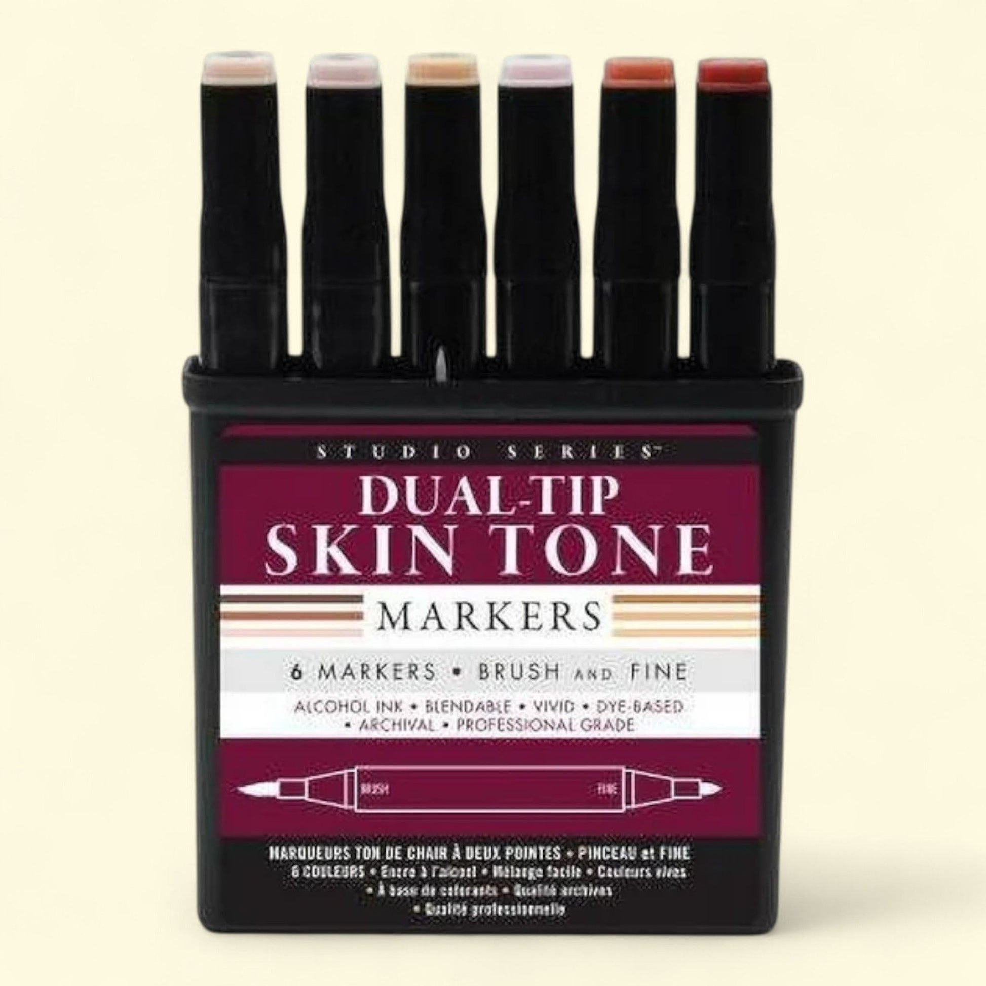 Studio Series Skin-Tone Dual Tips, 12 Pack — authentic US product shipped worldwide by Treatspree