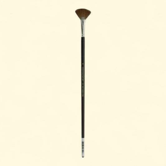 Connoisseur Pure Red Sable Brush Long Handle Fan #4