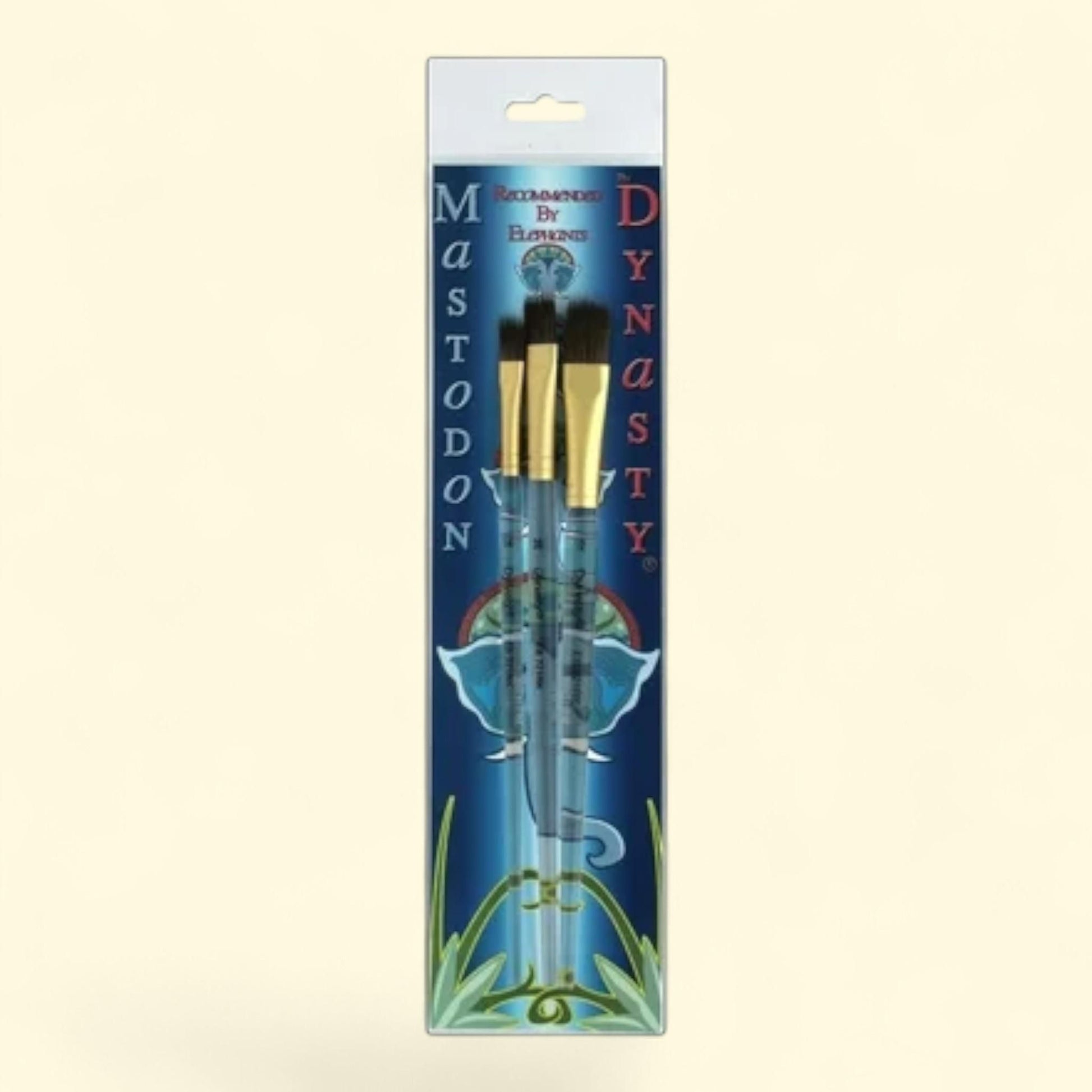 Dynasty Brush Set M Mastodon Rake/Tooth 1/4, 3/8, 1/2 — authentic US product shipped worldwide by Treatspree