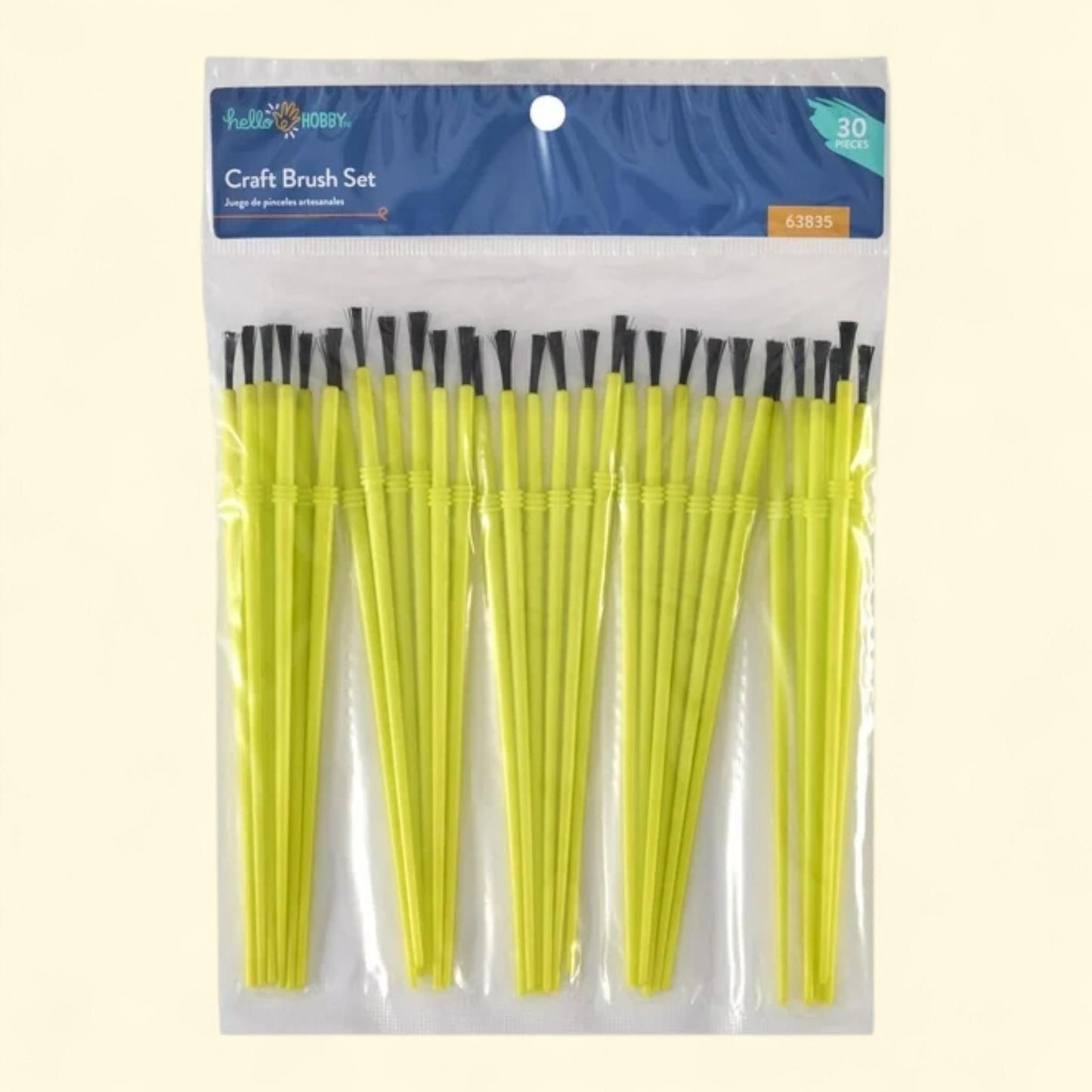 Hello Hobby Craft Brush Set, 30 Pc