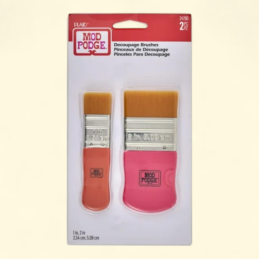 Mod Podge Decoupage Brush Set, 2 pc