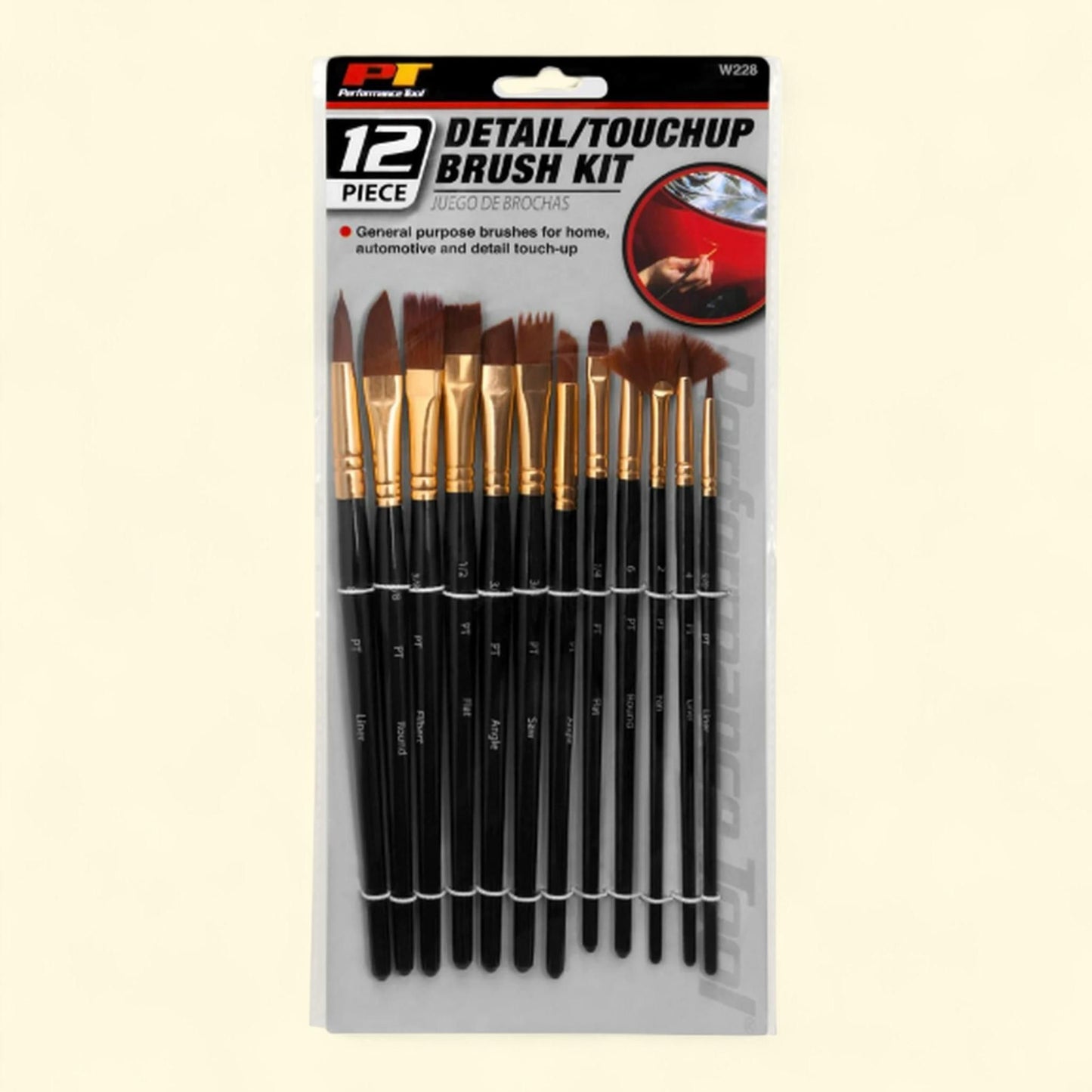 Perform Tool Touchup Brush Kit, 12 Piece — authentic US product shipped worldwide by Treatspree