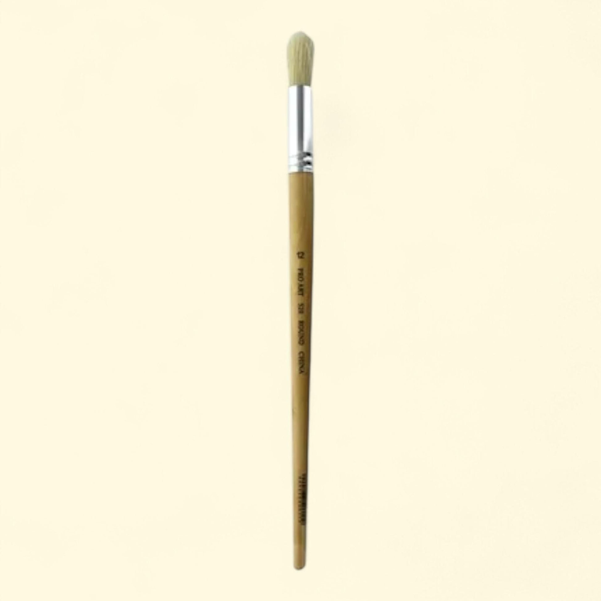 Pro Art Brush White Bristle Round #12 — authentic US product shipped worldwide by Treatspree