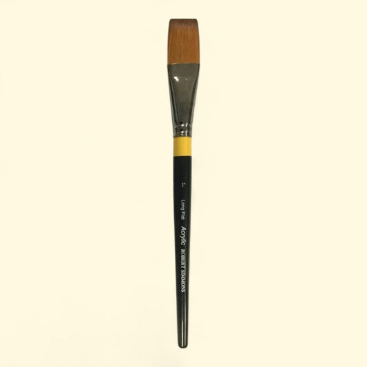 Robert Simmons Acrylic Brush, Flat Wash, 1 pc