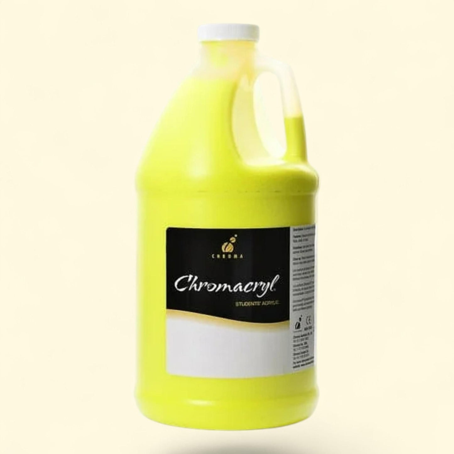 Chromacryl Students' Acrylics, Cool Yellow, Half Gallon