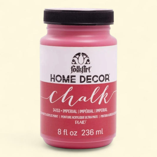 FolkArt Home Décor Chalk Acrylic Craft Paint, Imperial, 8 fl oz
