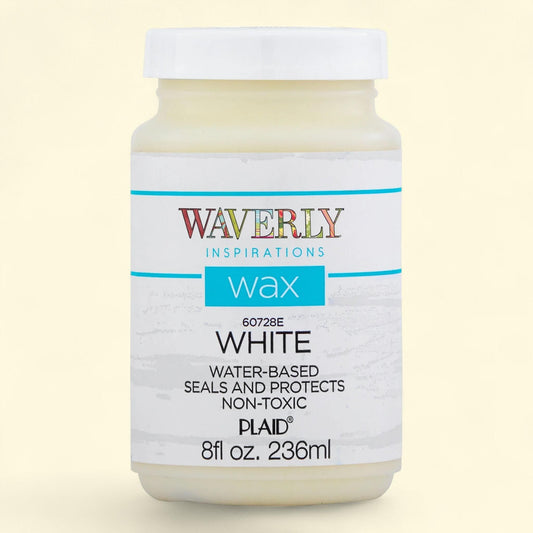 Cire pour peinture à la craie Waverly Inspirations, blanche, 237 ml