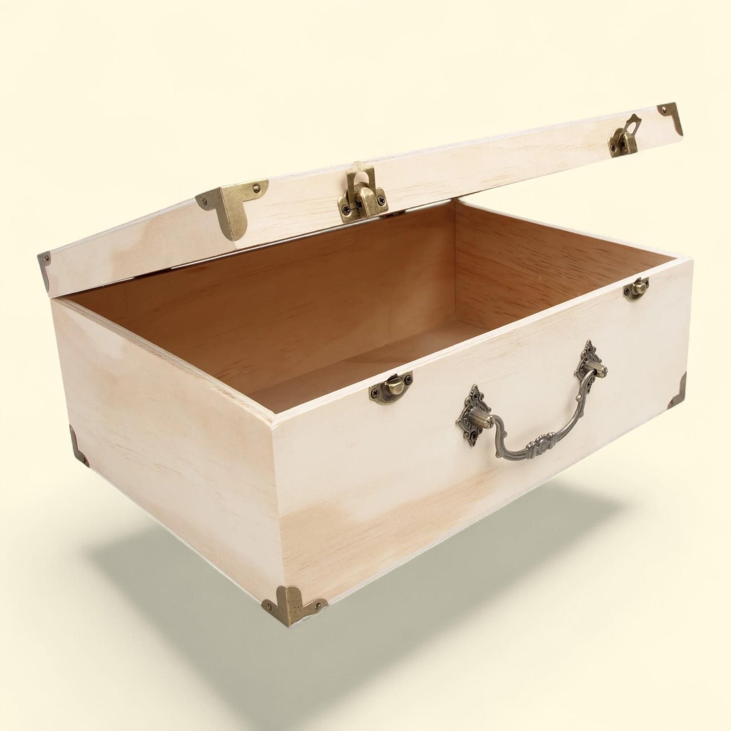 Cousin DIY Unfinished Wood Keepsake Storage Box, 12.60" x 8.9" x 5" — authentic US product shipped worldwide by Treatspree