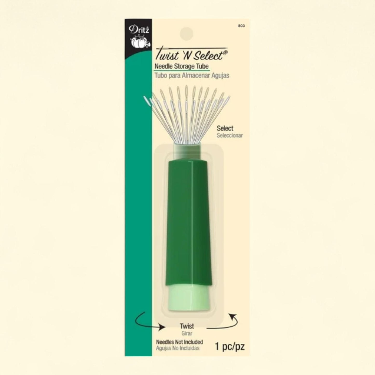 Dritz Twist N Select Needle Storage Tube, 1 ct